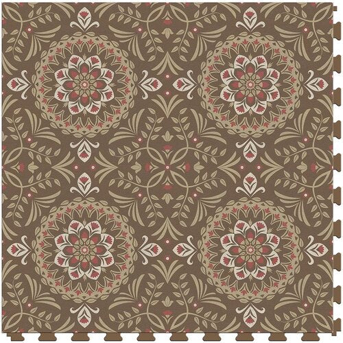Medallion Rosso Luxury Tile Case - Sample Detail