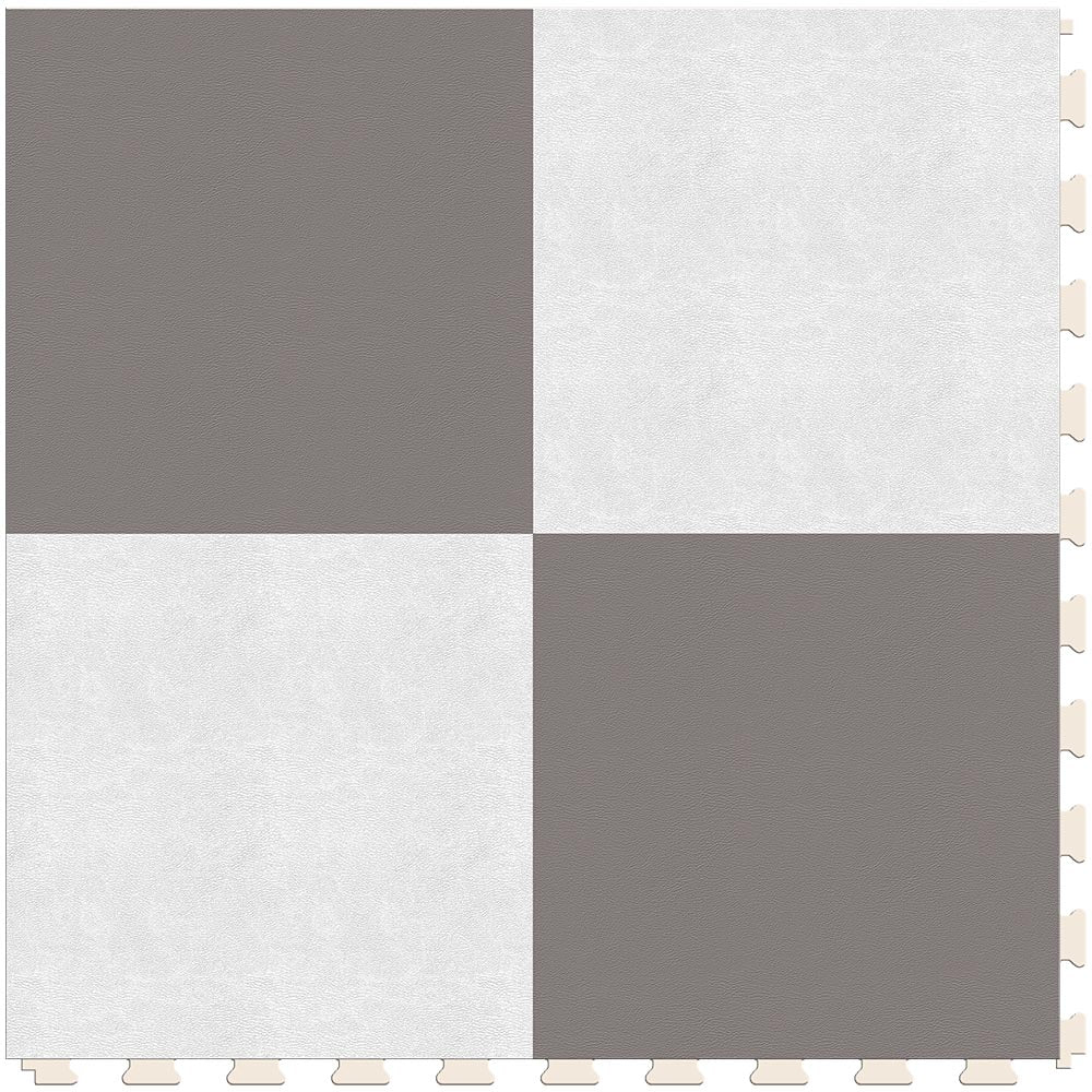 Silver & White Luxury Tile Case - Sample Detail