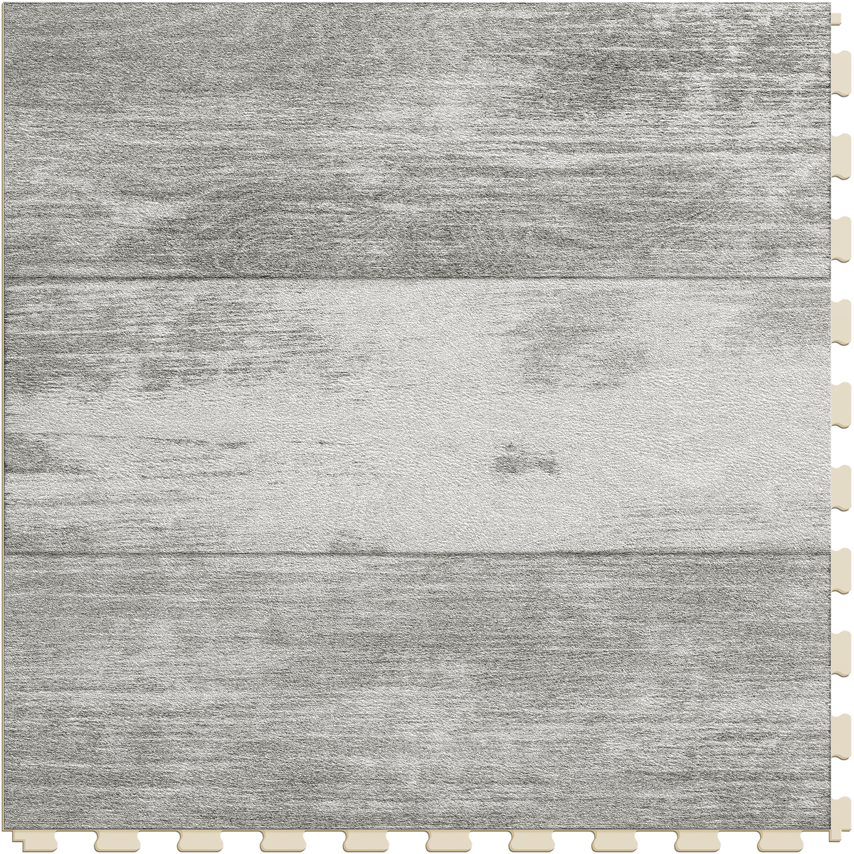 White Oak wood-look hidden interlocking vinyl floor tile