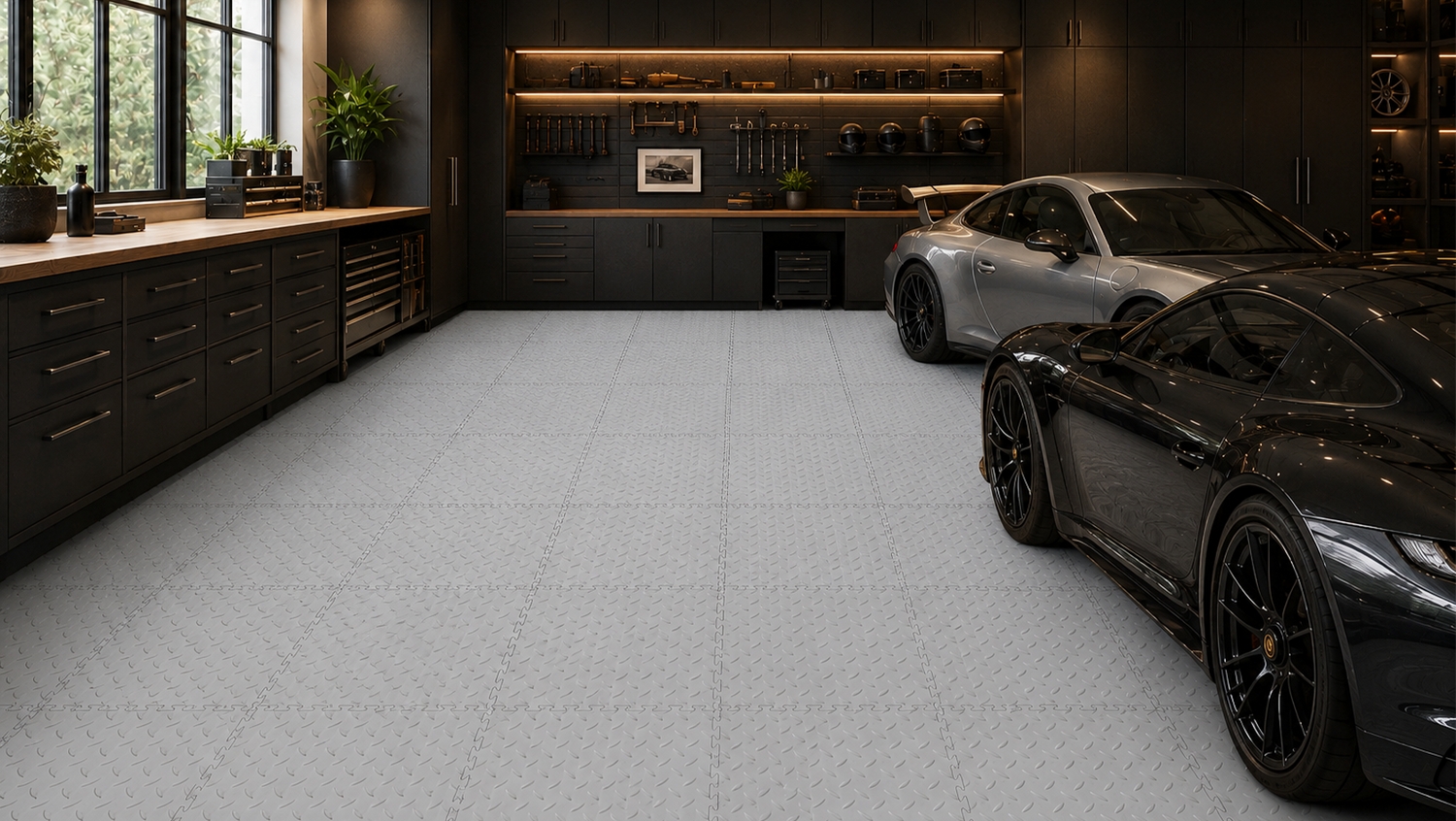 Diamond Plate Vinyl Flooring • Free Shipping