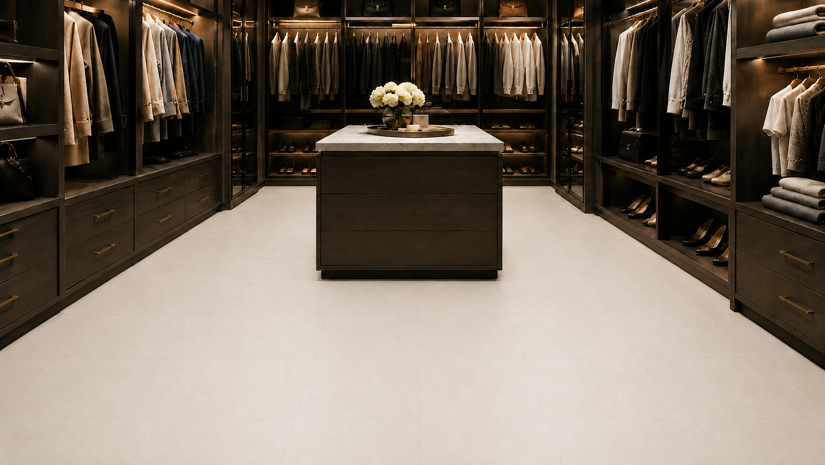Leather Look Luxury Vinyl Flooring