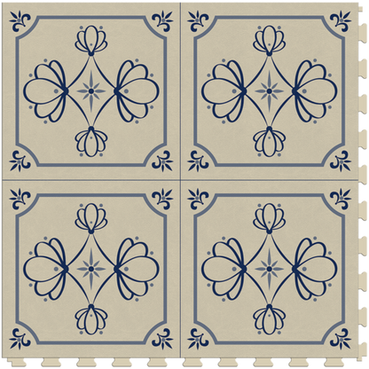 Azulejo Blue Luxury Tile Case - Full Case (Main Product View)