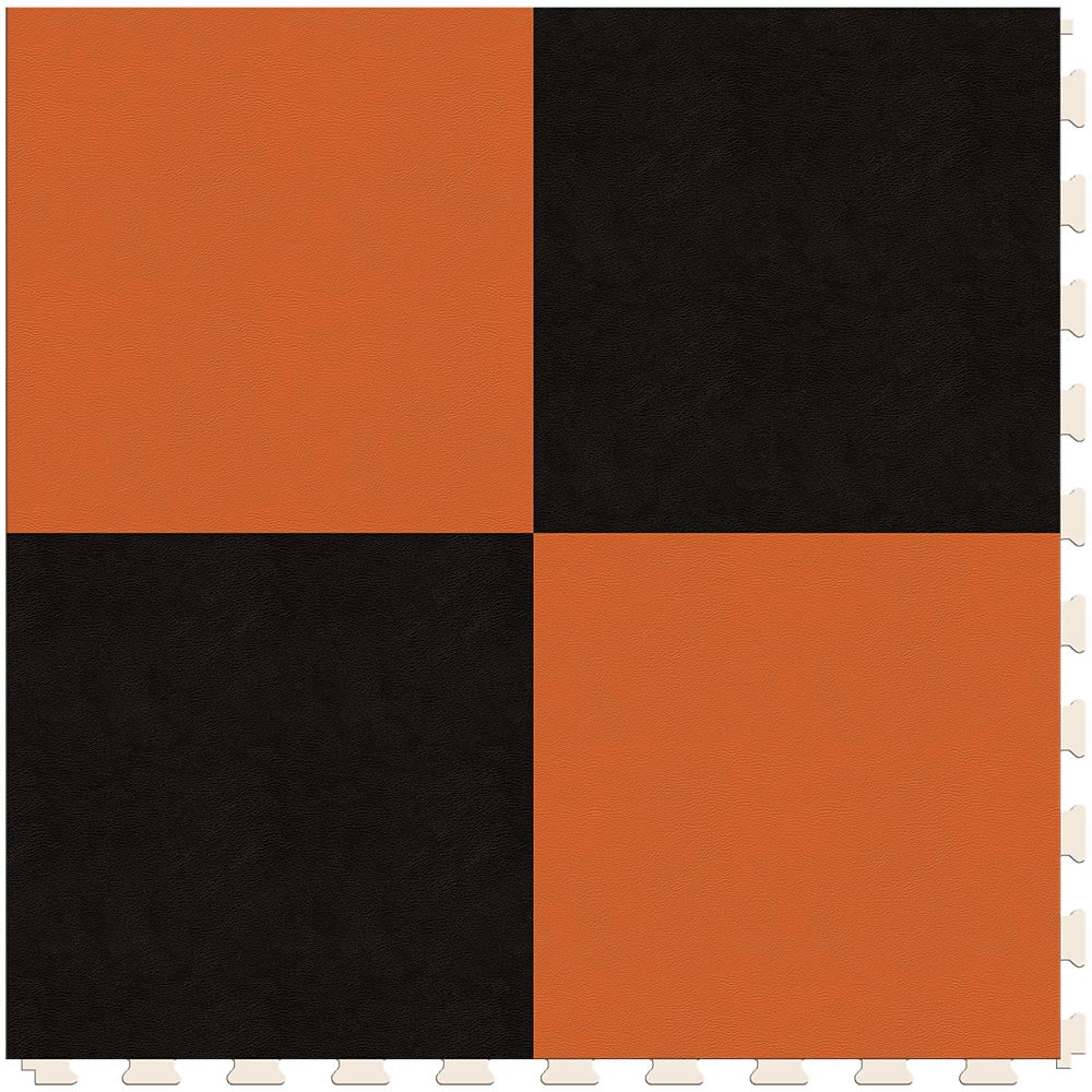 Black & Orange Luxury Tile Case - Sample Detail