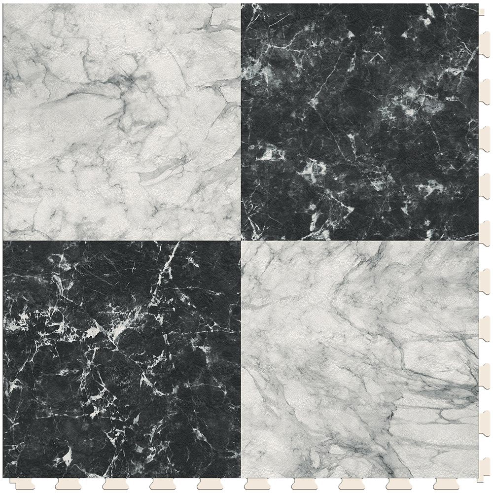 Marble Black Luxury Tile Case - Sample Detail
