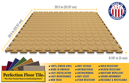 Beige Coin Tile Case