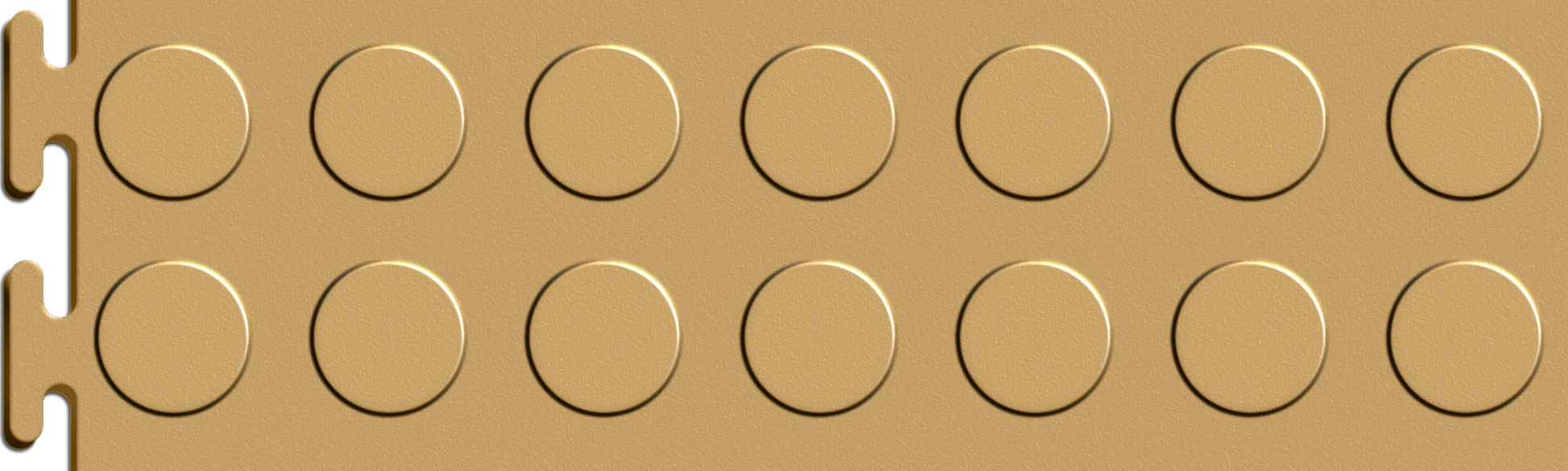 Beige Coin Tile Case - Sample Detail