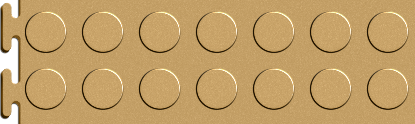 Beige Coin Tile Sample