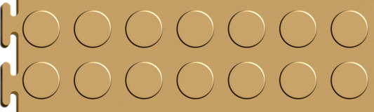 Beige Coin Tile Sample