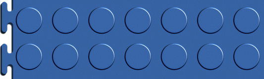 Blue Coin Tile Sample