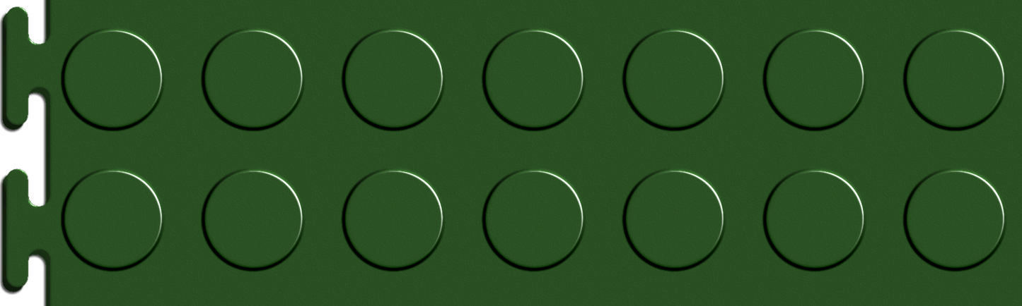 Green Coin Tile Case - Sample Detail