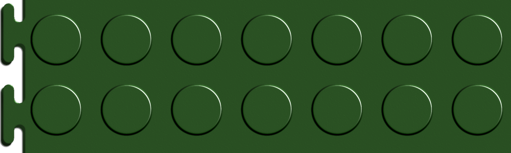 Green Coin Tile Case - Sample Detail