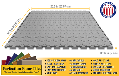 Light Gray Coin Tile Case
