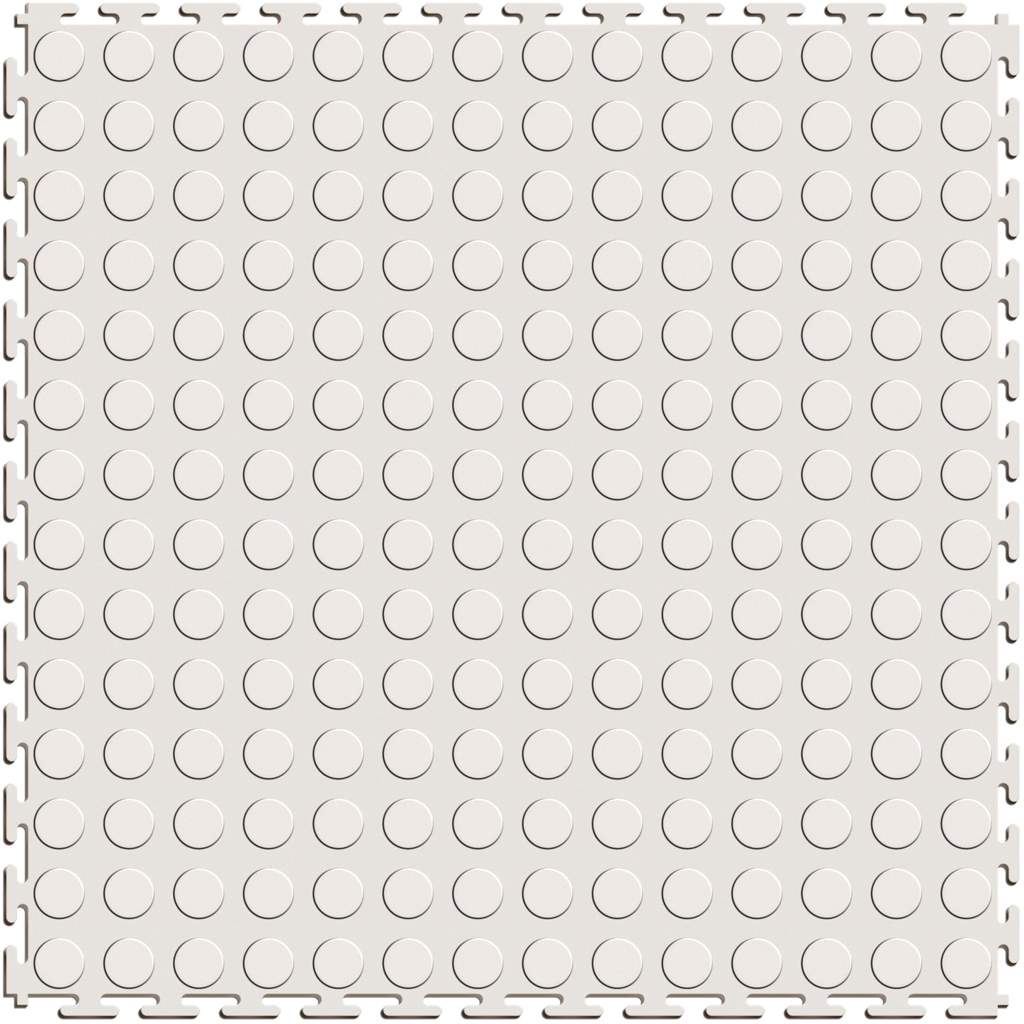 White Coin Tile Case