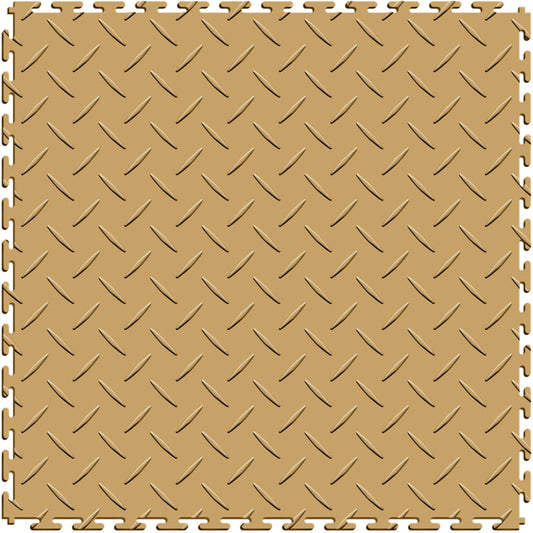 Beige Diamond Plate Tile Case