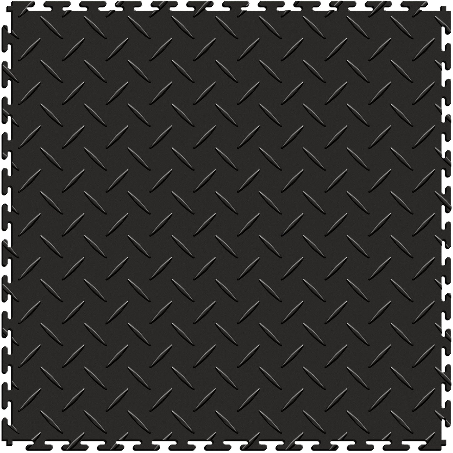 Black Diamond Plate Tile Case