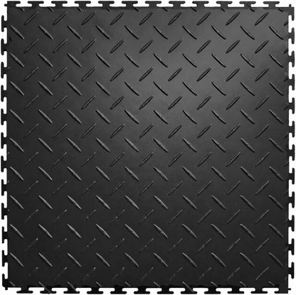 Black Diamond Plate Interlocking Tile Case