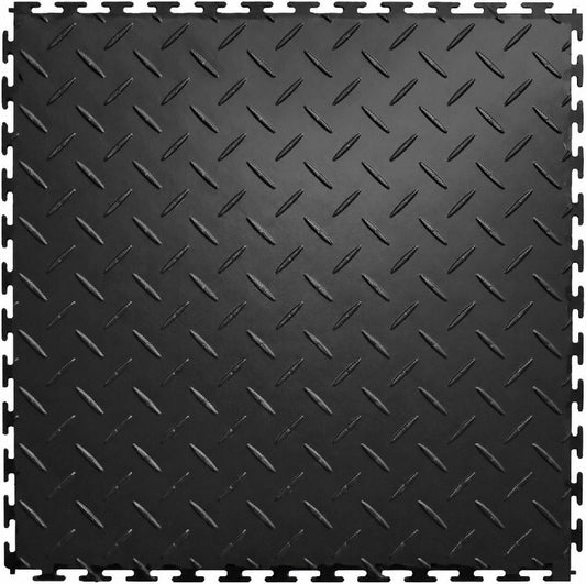 Black Diamond Plate Interlocking Tile Case