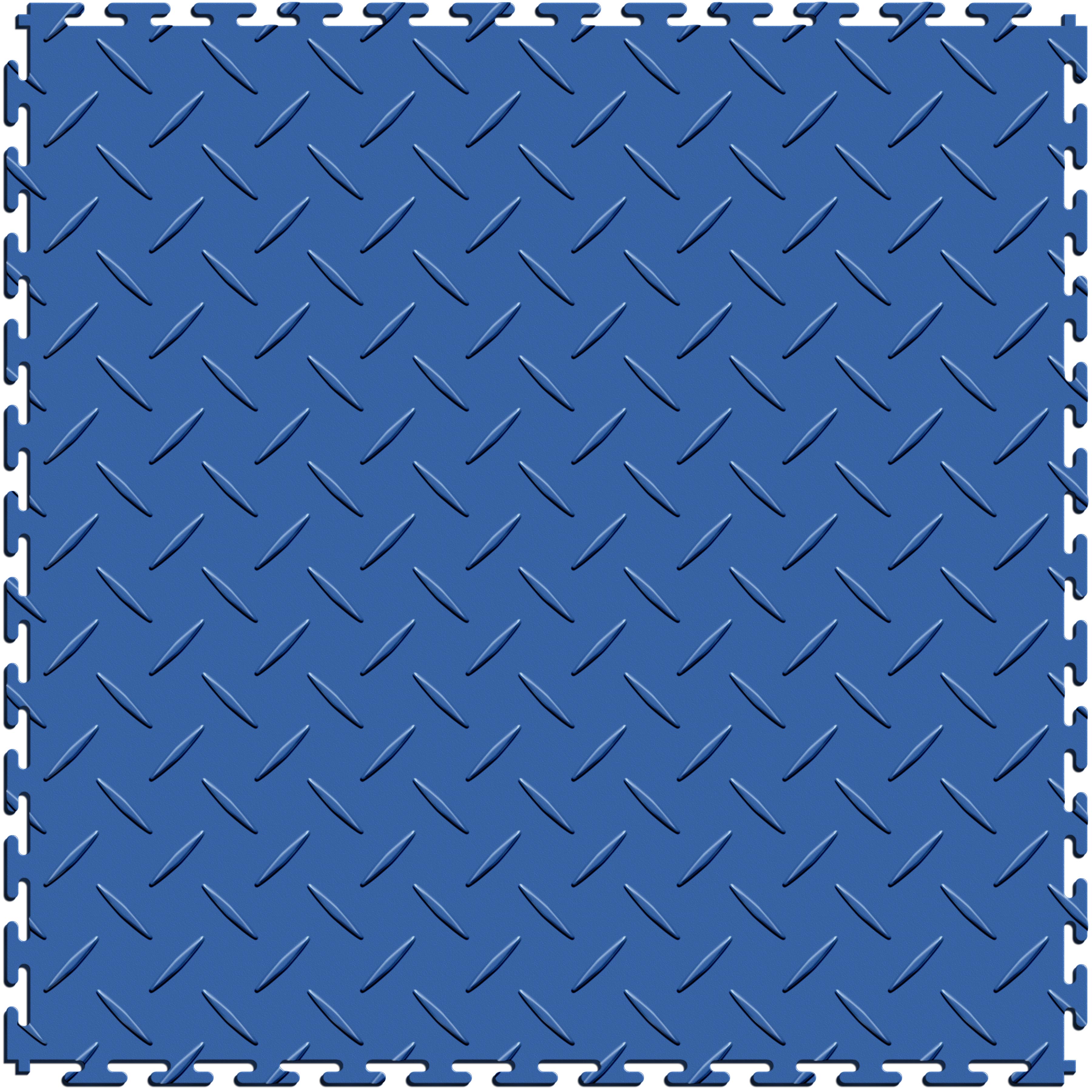 American Floor Interlocking Tile Blue Diamond Plate Tile Case ...