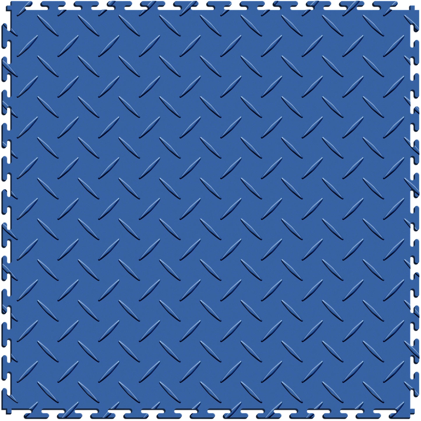 Blue Diamond Plate Tile Case