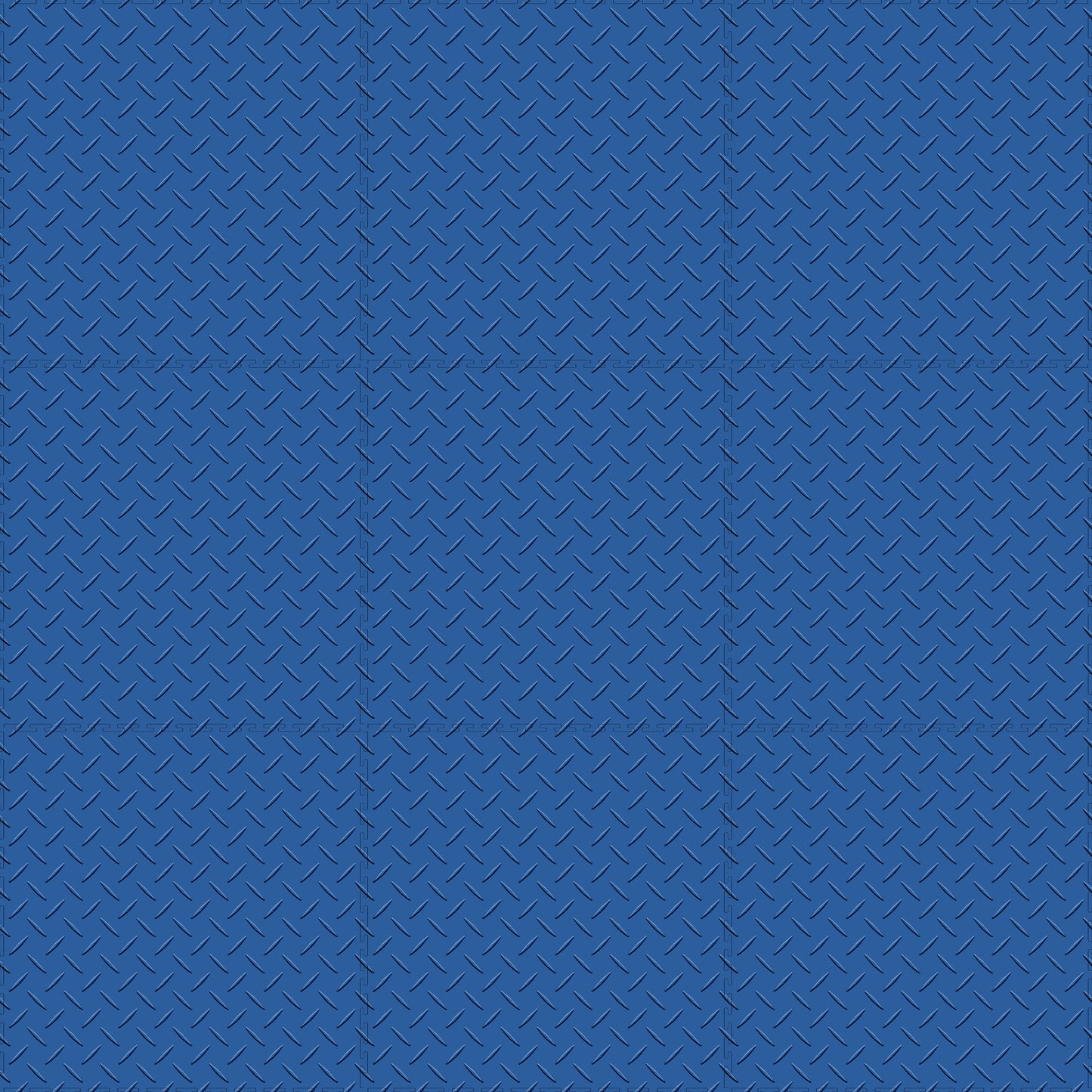 Blue Diamond Plate Tile Case