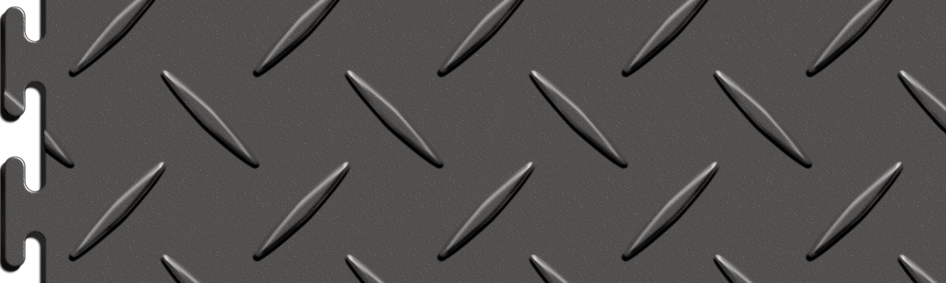 Dark Gray Diamond Plate Tile Case - Sample Detail