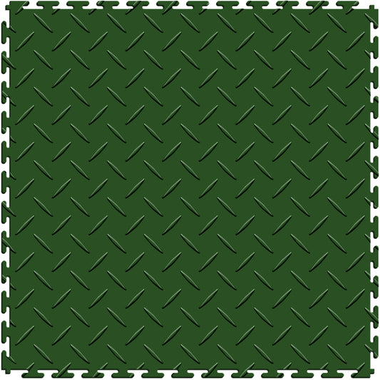 Green Diamond Plate Tile Case