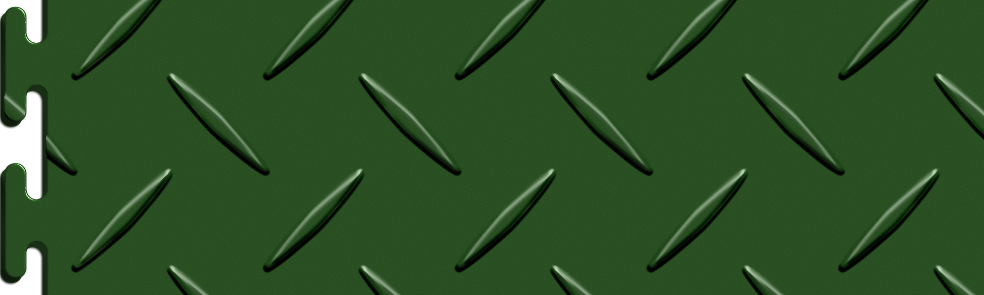 Green Diamond Plate Tile Case - Sample Detail