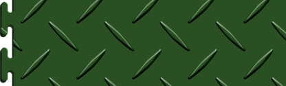Green Diamond Plate Tile Case - Sample Detail