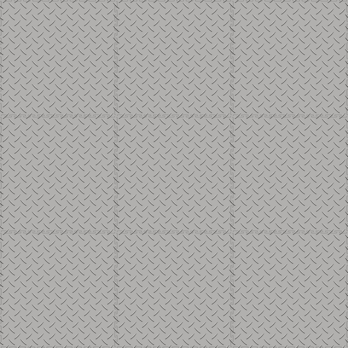 Light Gray Diamond Plate Tile Case