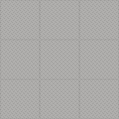 Light Gray Diamond Plate Tile Case