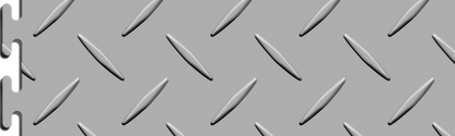 Light Gray Diamond Plate Tile Case - Sample Detail