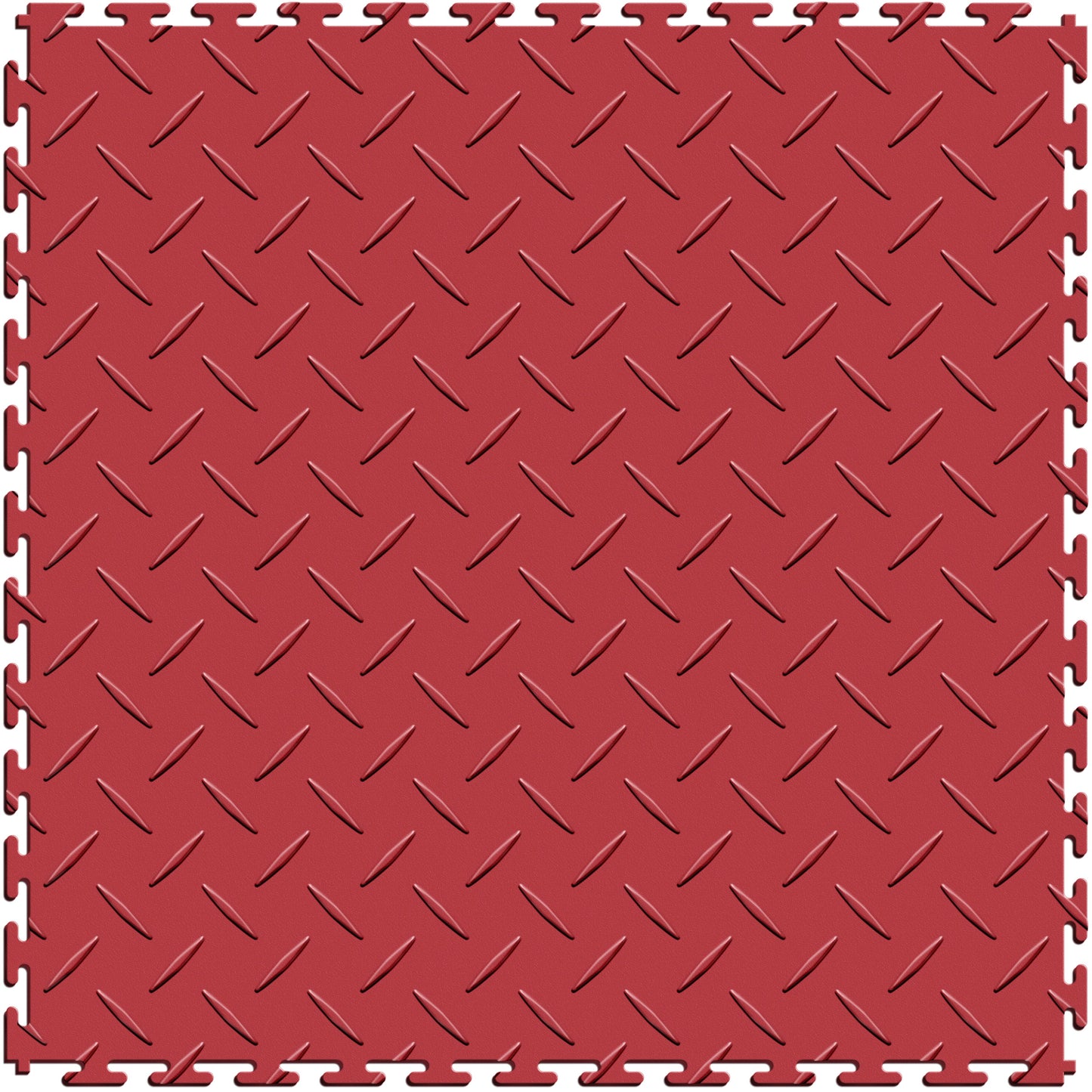 Red Diamond Plate Tile Case