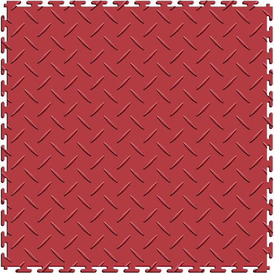 Red Diamond Plate Tile Case