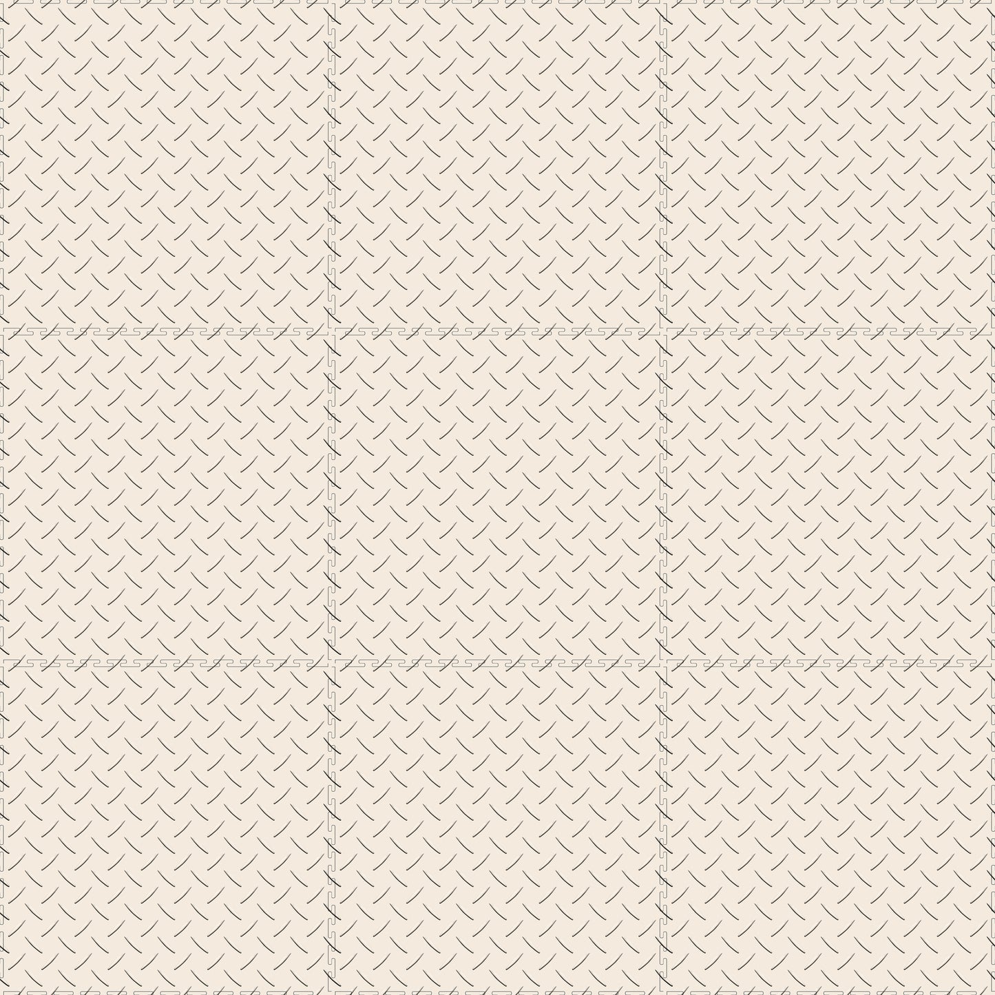 White Diamond Plate Tile Case