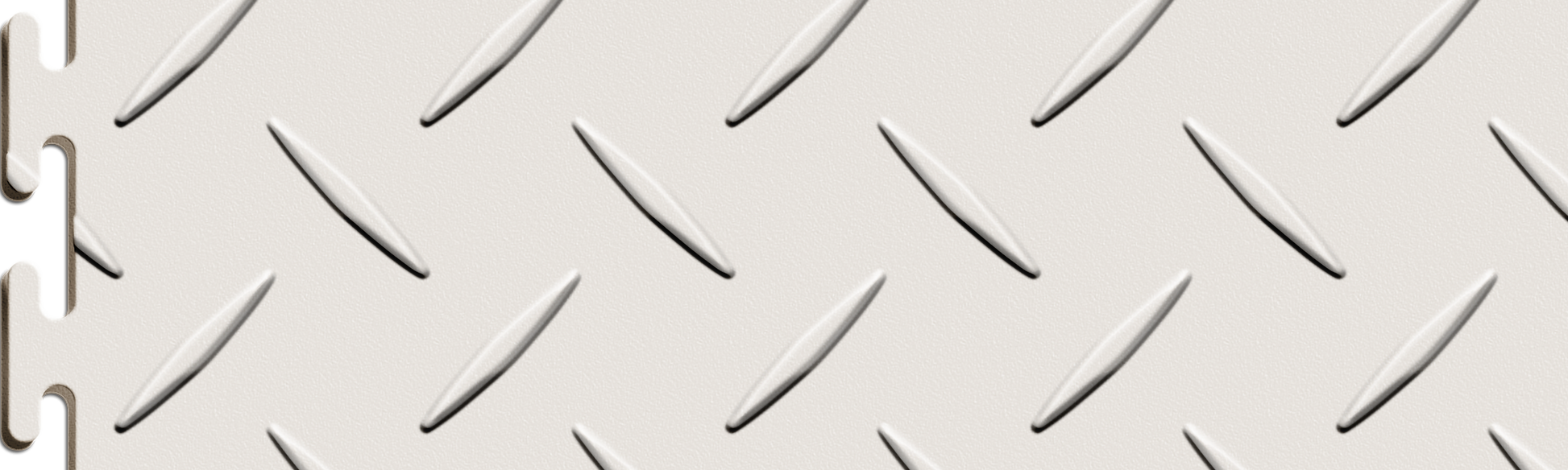 White Diamond Plate Tile Case - Sample Detail