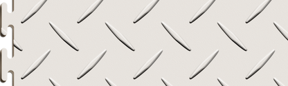 White Diamond Plate Tile Case - Sample Detail
