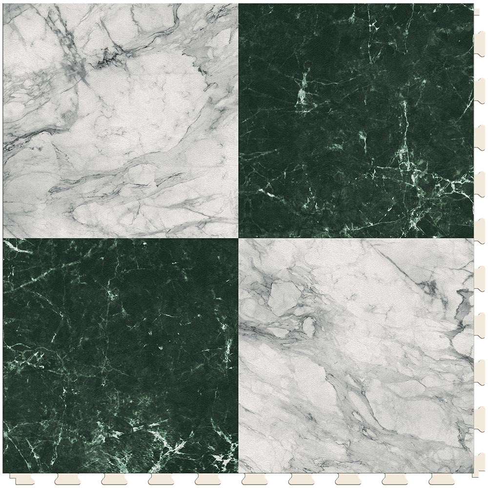 Marble Green Luxury Tile Case - Sample Detail