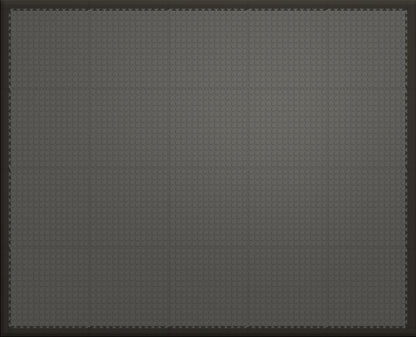 Large Gym & Floor Mat 5x4 (20 Tiles 64.65 Sq. Ft.) - Gray Coin / Black Edges (Main Product View)