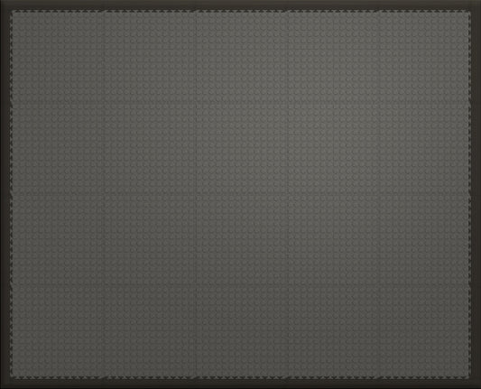 Large Gym & Floor Mat 5x4 (20 Tiles 64.65 Sq. Ft.) - Gray Coin / Black Edges (Main Product View)