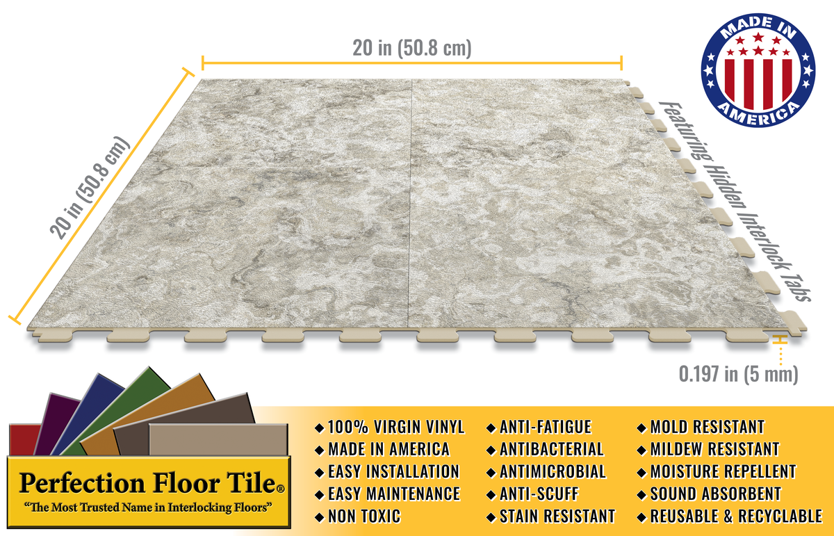Blanco Luxury Tile Case - Sample Detail