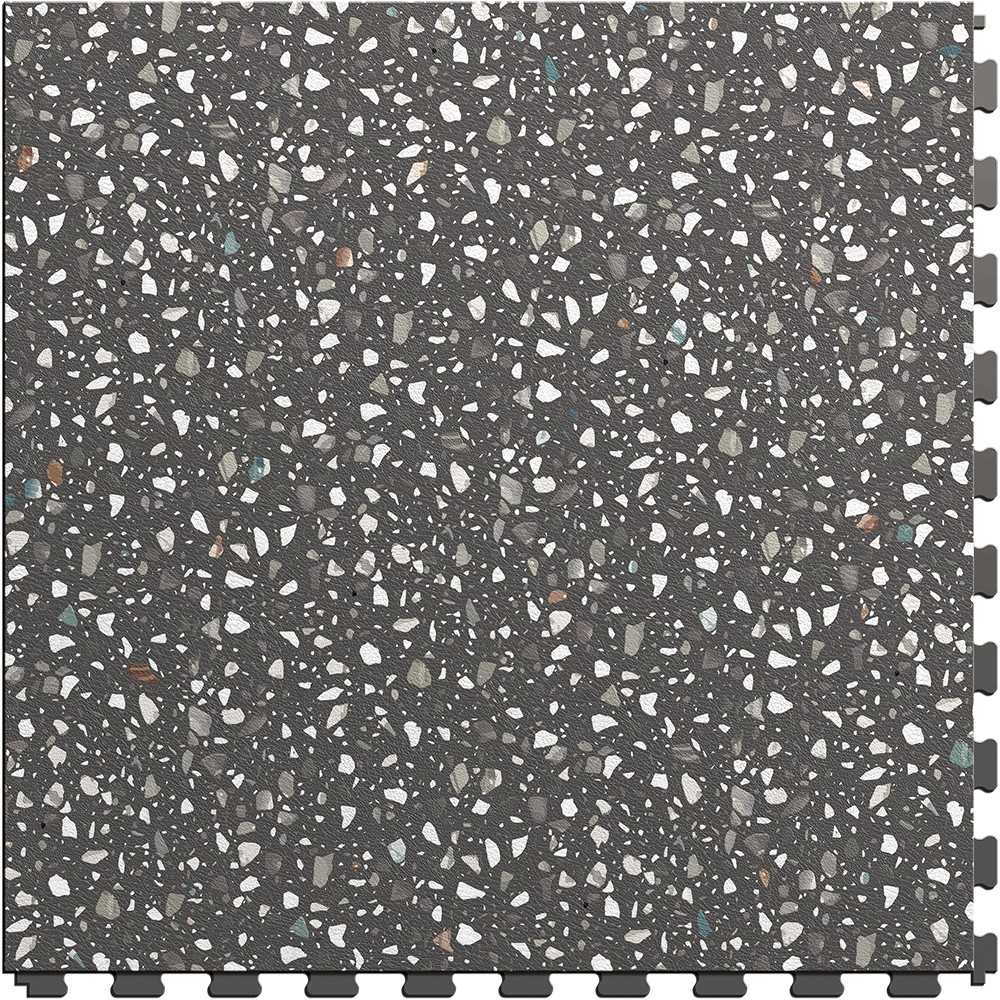Terrazzo Dark Gray Luxury Tile Case - Sample Detail