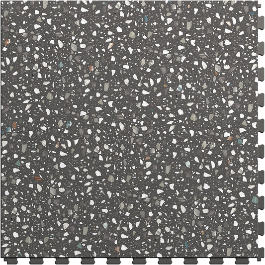 Terrazzo Dark Gray Luxury Tile Case - Sample Detail