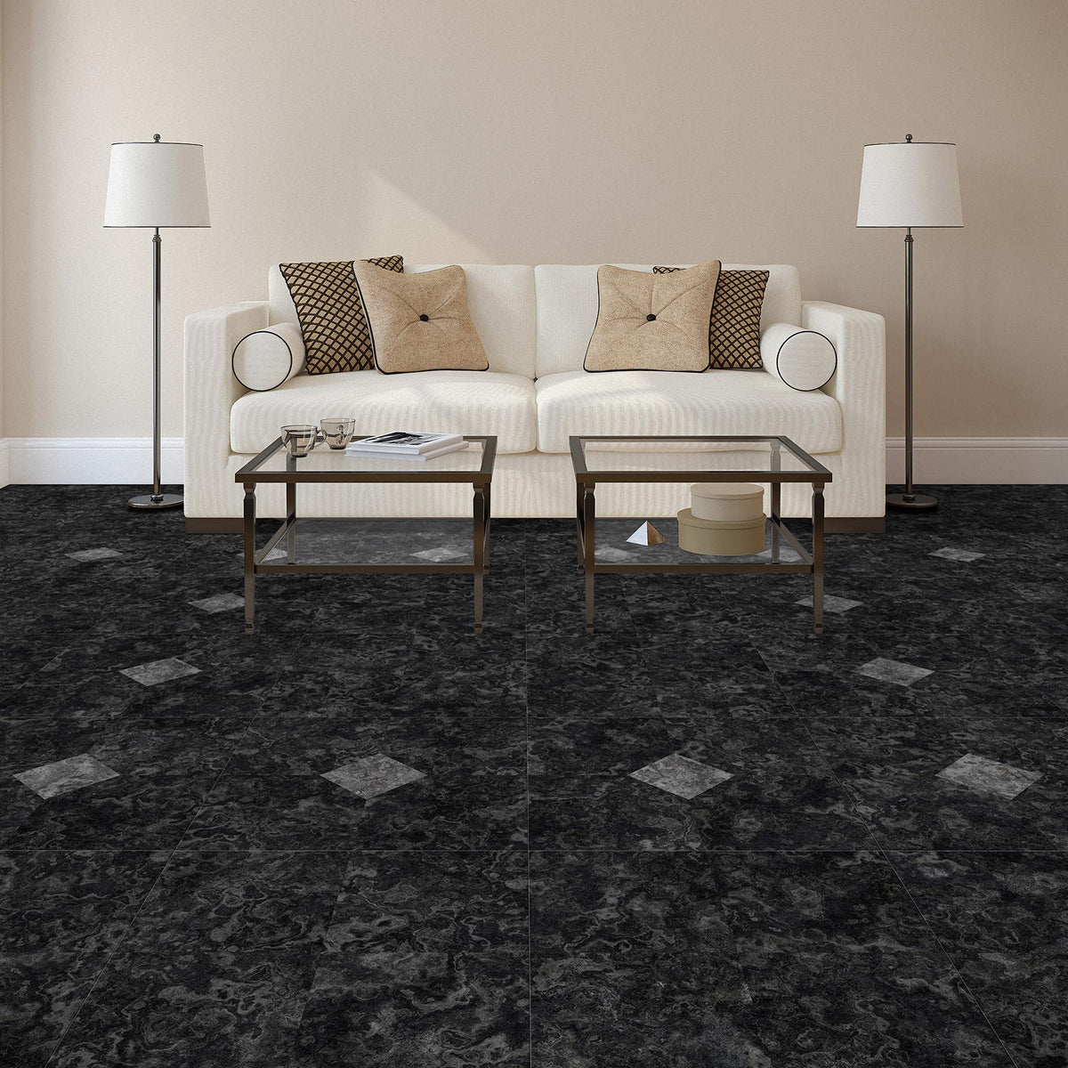 Notte Luxury Tile Case - Sample Detail