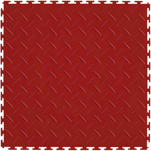 Closeout Red Diamond Plate Tile - Default Title (Main Product View)