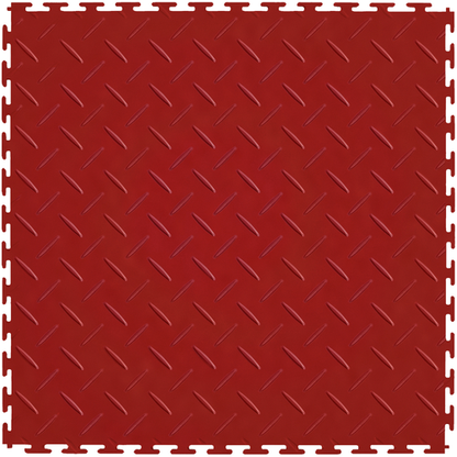 Closeout Red Diamond Plate Tile - Default Title (Main Product View)
