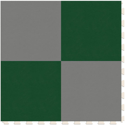 Silver & Green Luxury Tile Case - Full Case (Main Product View)