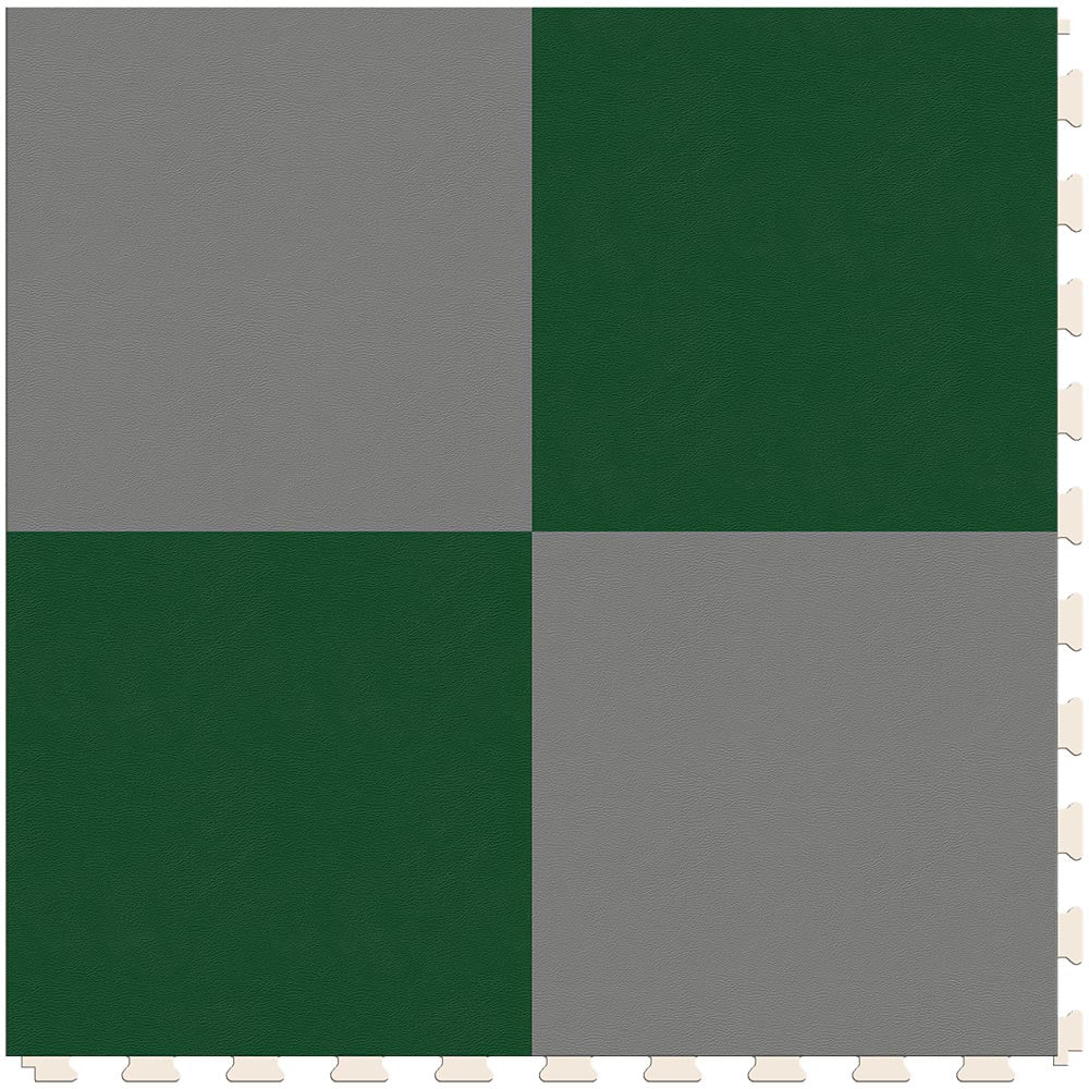 Silver & Green Luxury Tile Case - Sample Detail