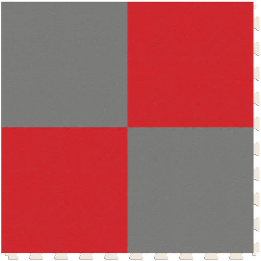 Silver & Red Luxury Tile Case - Sample Detail