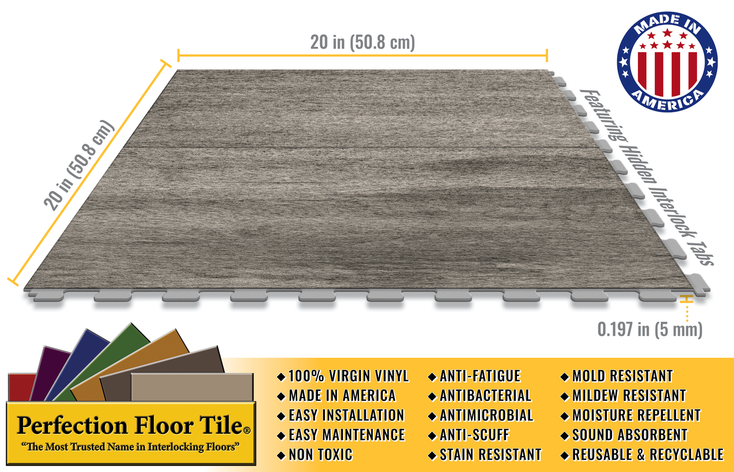 Ash Luxury Tile Case