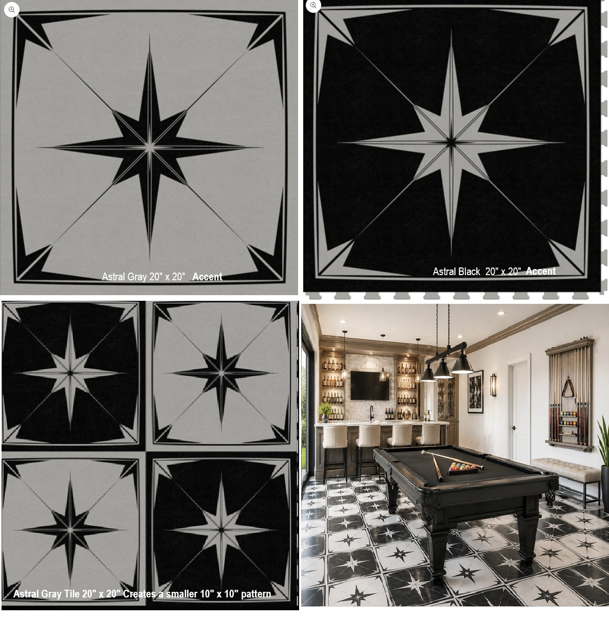 Closeout Astral Black Accent Luxury Vinyl Cases (Detail Image 2)